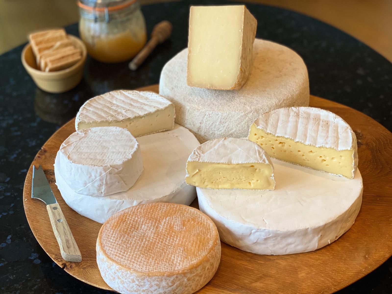 A selection of our finest cheeses