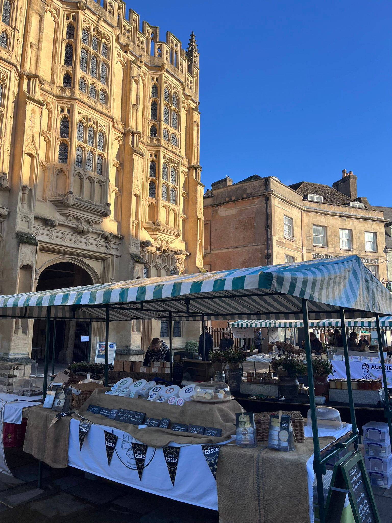 Market stall at Cirencester